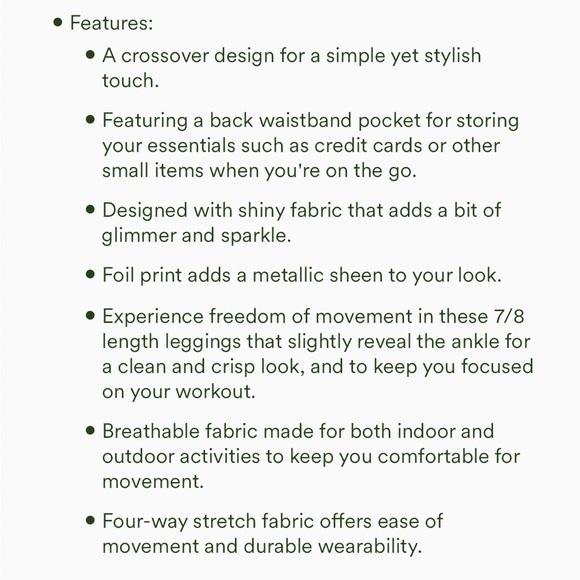 HALARA softly zero faux leather  crossover back pocket front crossover leggings - Picture 7 of 13